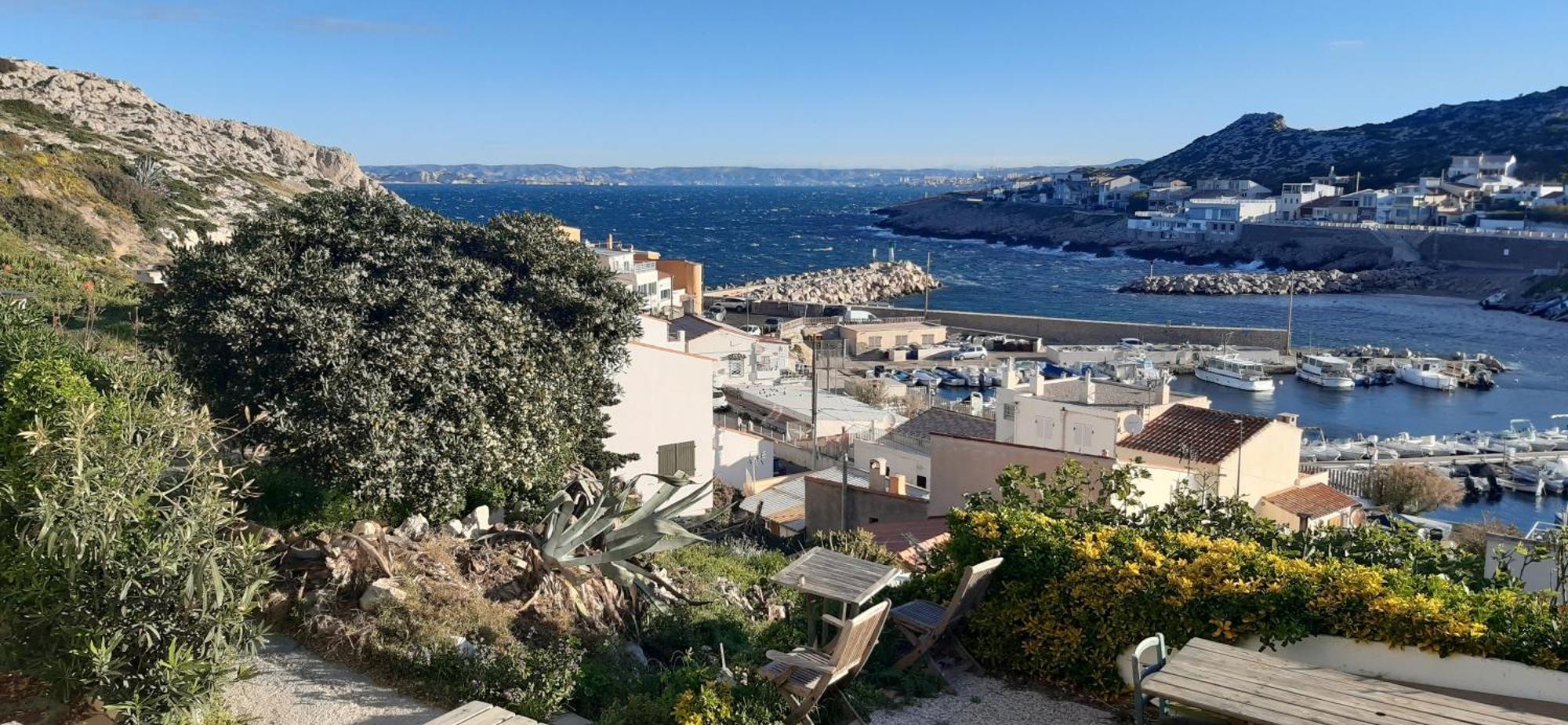 Cabanon Vue Mer Et Calanques Les Goudes Marseille Extérieur photo