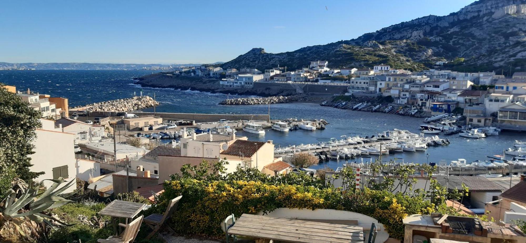 Cabanon Vue Mer Et Calanques Les Goudes Marseille Extérieur photo