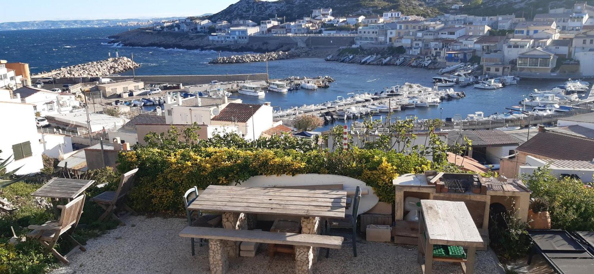 Cabanon Vue Mer Et Calanques Les Goudes Marseille Extérieur photo